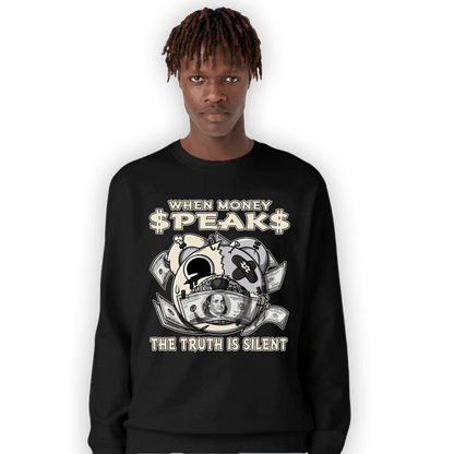 Off Noir 3s Sweatshirt Match When Money Speaks Ber - NastyJamz