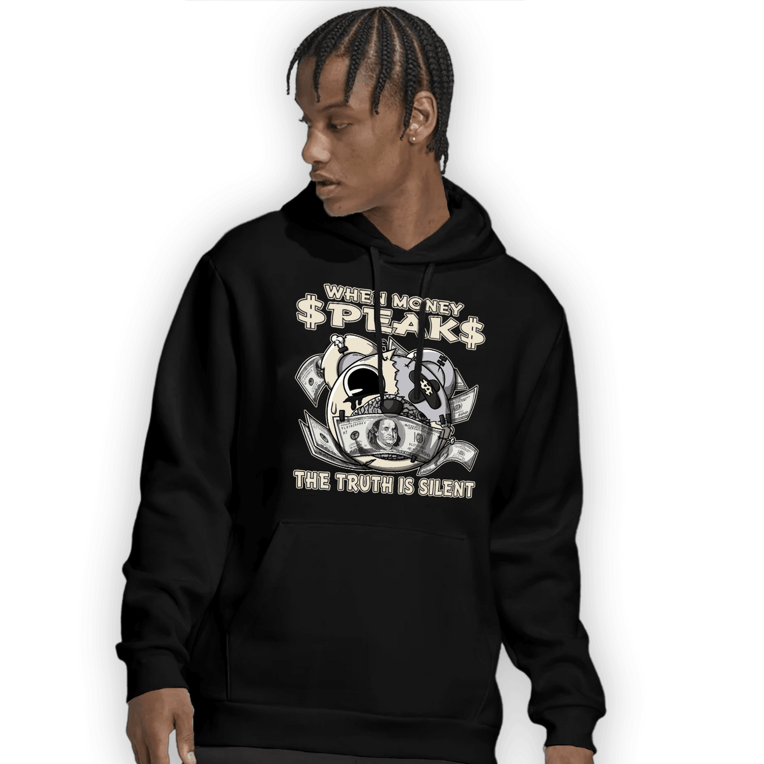 Off Noir 3s Hoodie Match When Money Speaks Ber - NastyJamz