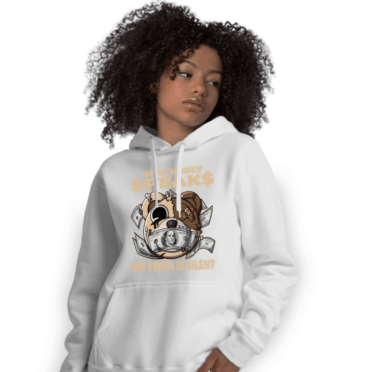 Palomino 3s Hoodie Match When Money Speaks Ber - NastyJamz