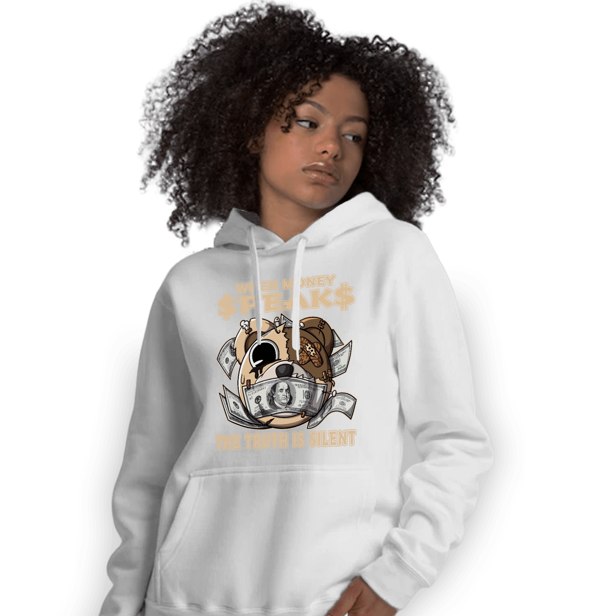 Palomino 3s Hoodie Match When Money Speaks Ber - NastyJamz