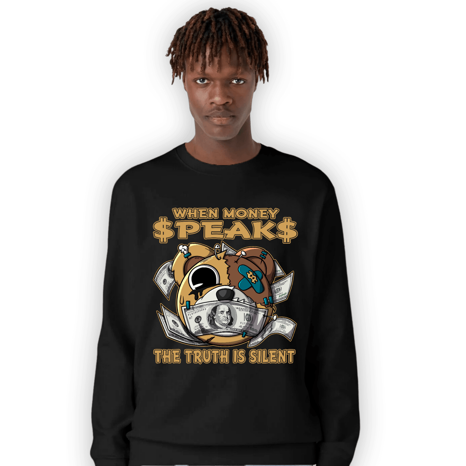 Cacao Wow 4s Sweatshirt Match When Money Speaks Ber - NastyJamz