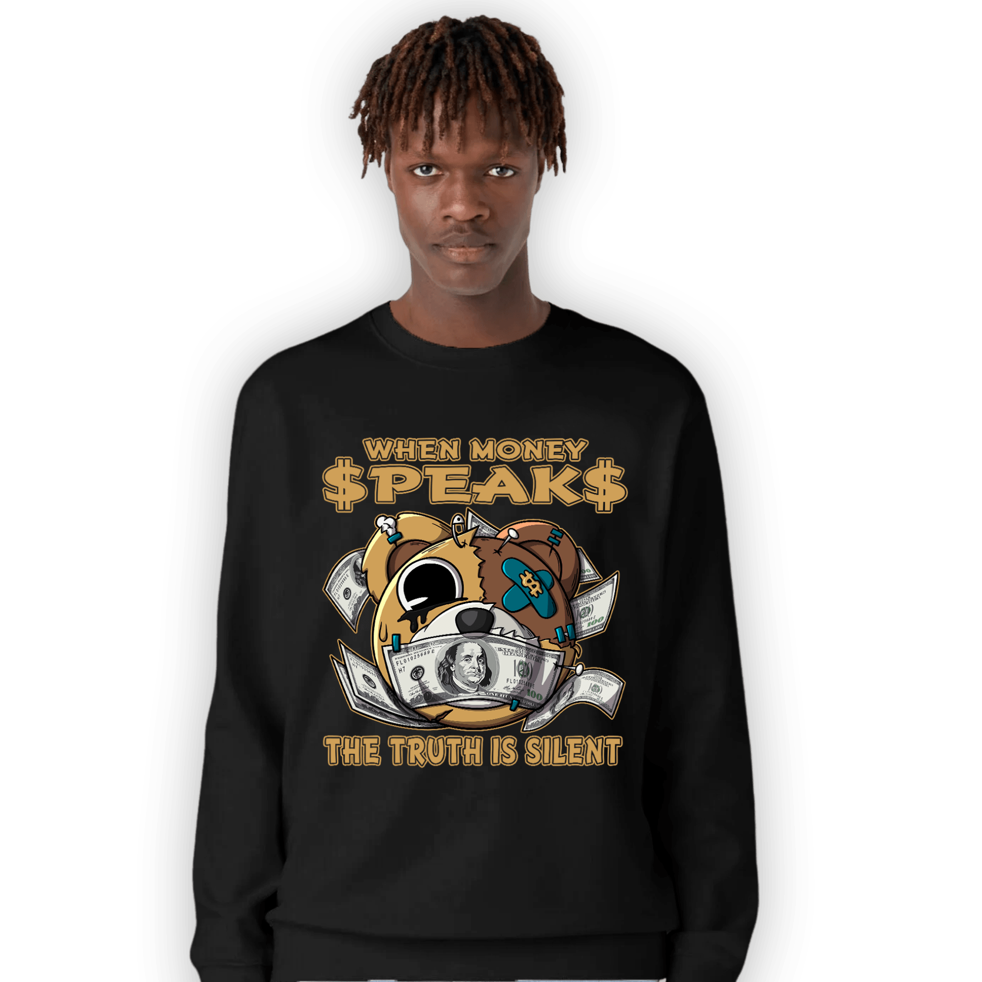 Cacao Wow 4s Sweatshirt Match When Money Speaks Ber - NastyJamz
