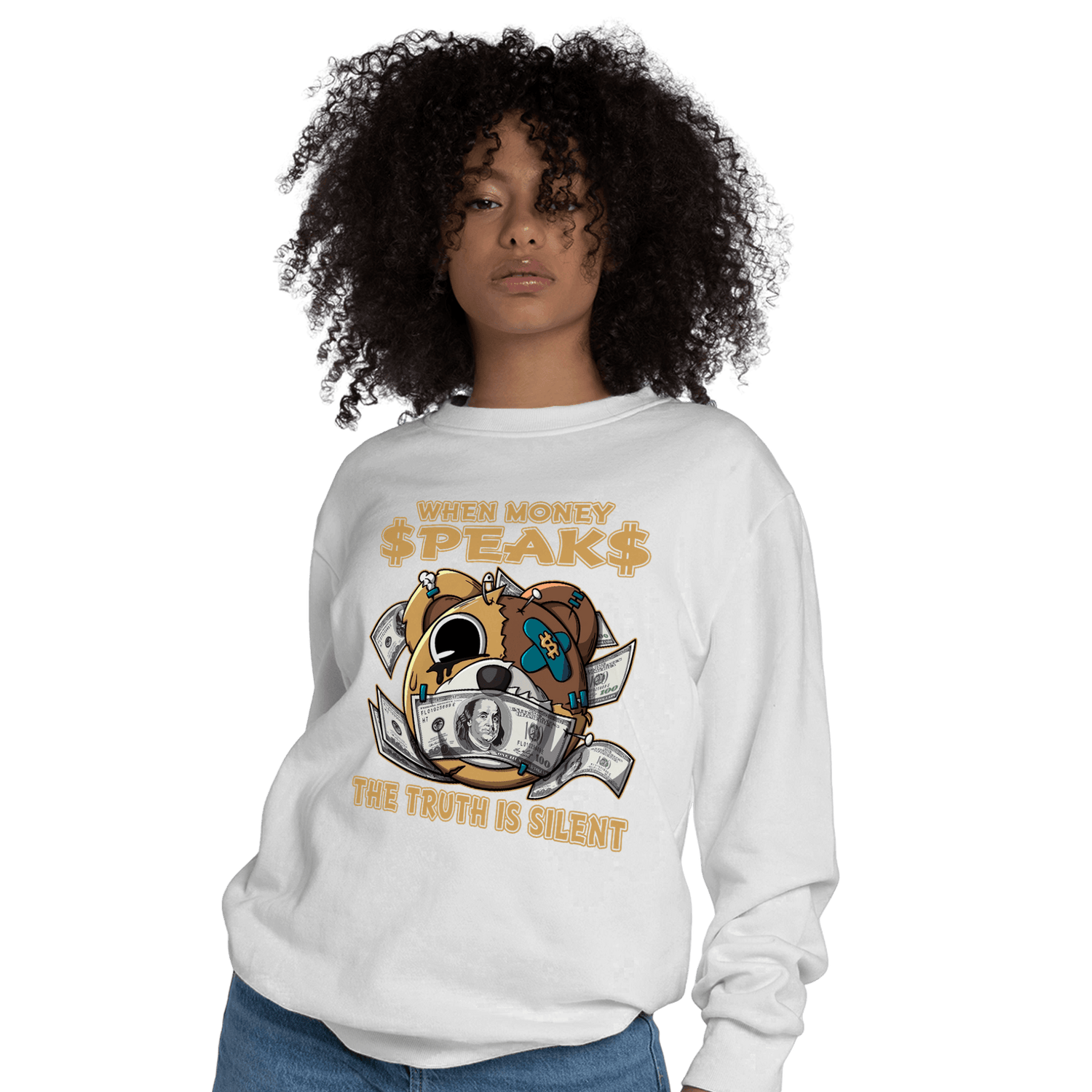 Cacao Wow 4s Sweatshirt Match When Money Speaks Ber - NastyJamz