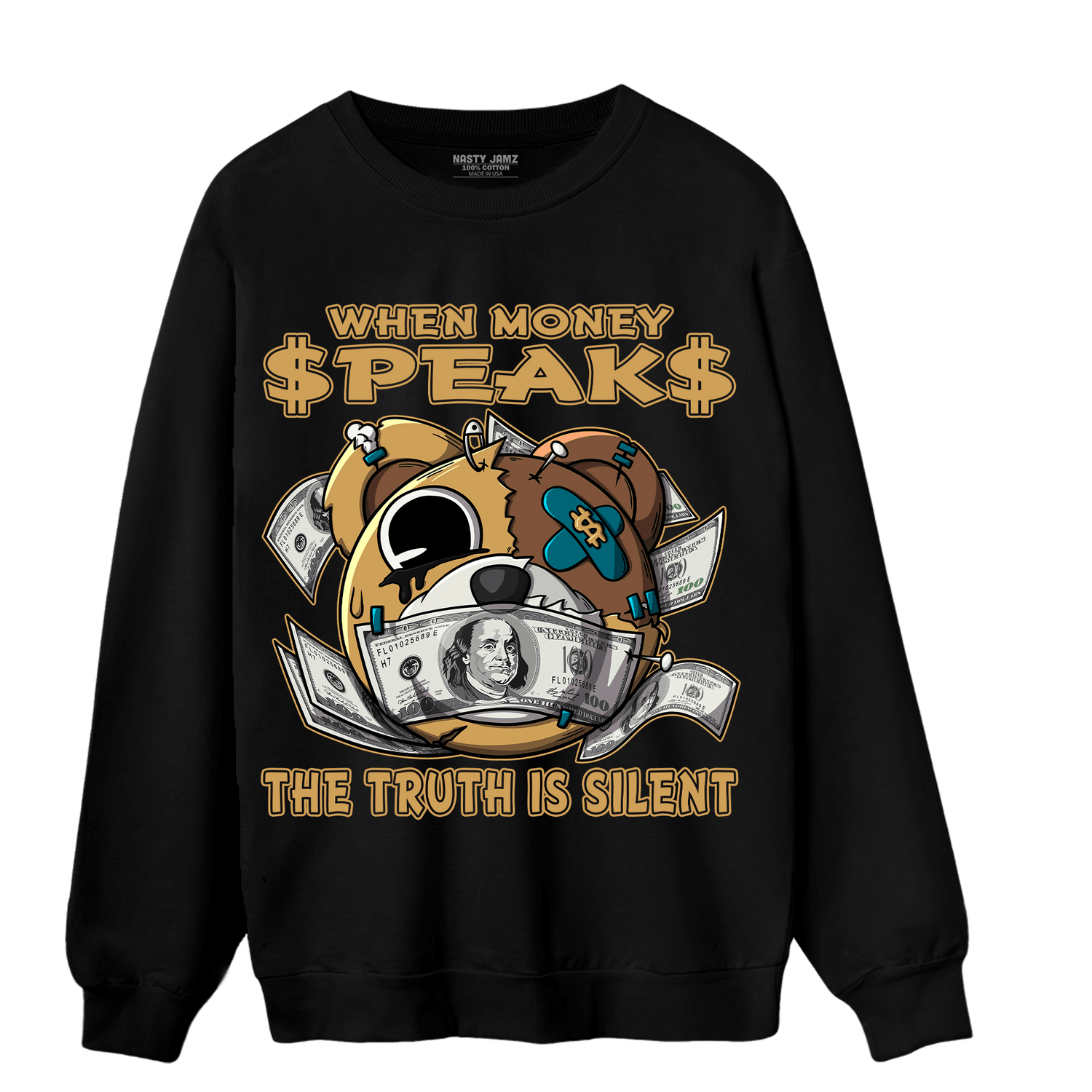 Cacao Wow 4s Sweatshirt Match When Money Speaks Ber - NastyJamz