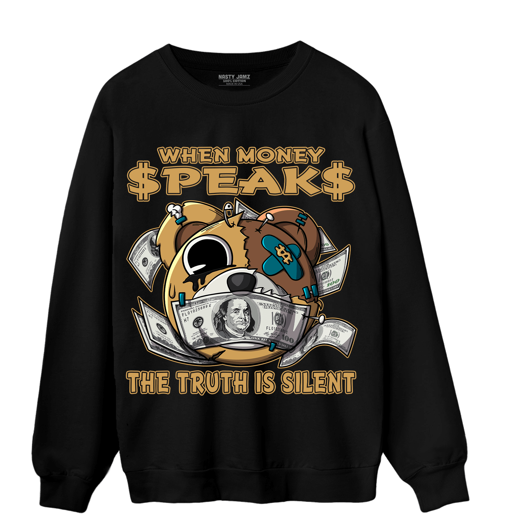 Cacao Wow 4s Sweatshirt Match When Money Speaks Ber - NastyJamz