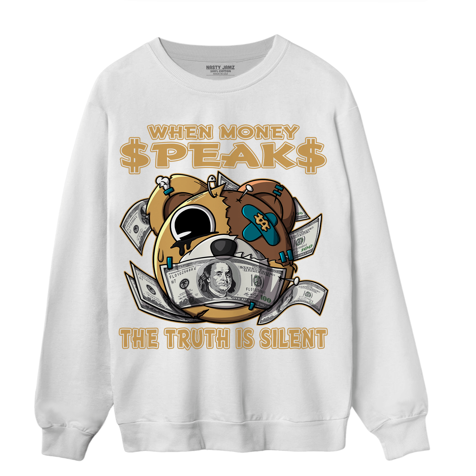 Cacao Wow 4s Sweatshirt Match When Money Speaks Ber - NastyJamz