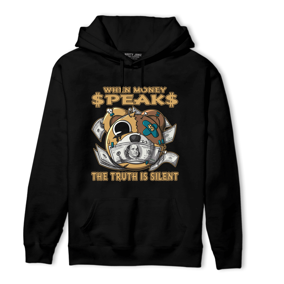 Cacao Wow 4s Hoodie Match When Money Speaks Ber - NastyJamz