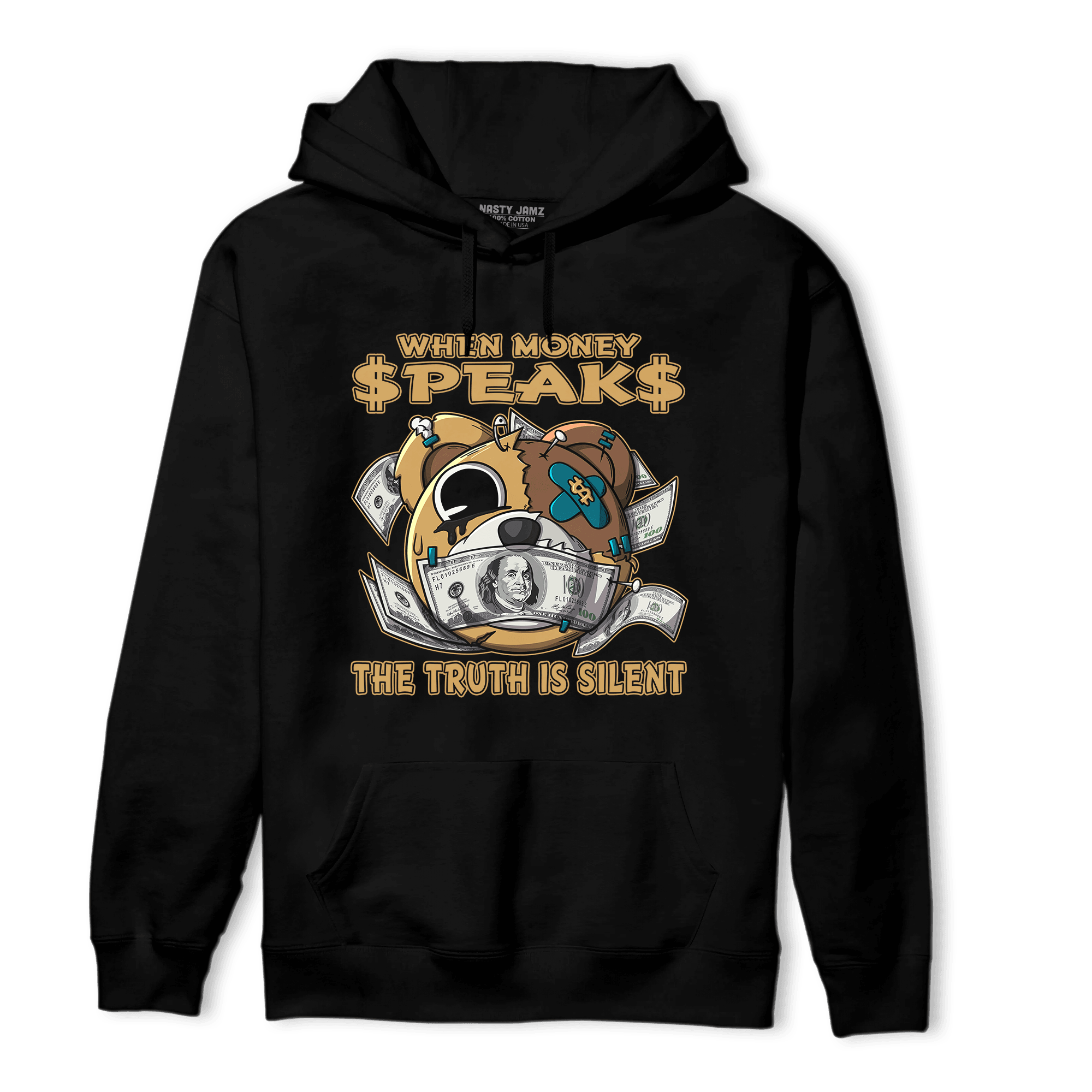 Cacao Wow 4s Hoodie Match When Money Speaks Ber - NastyJamz