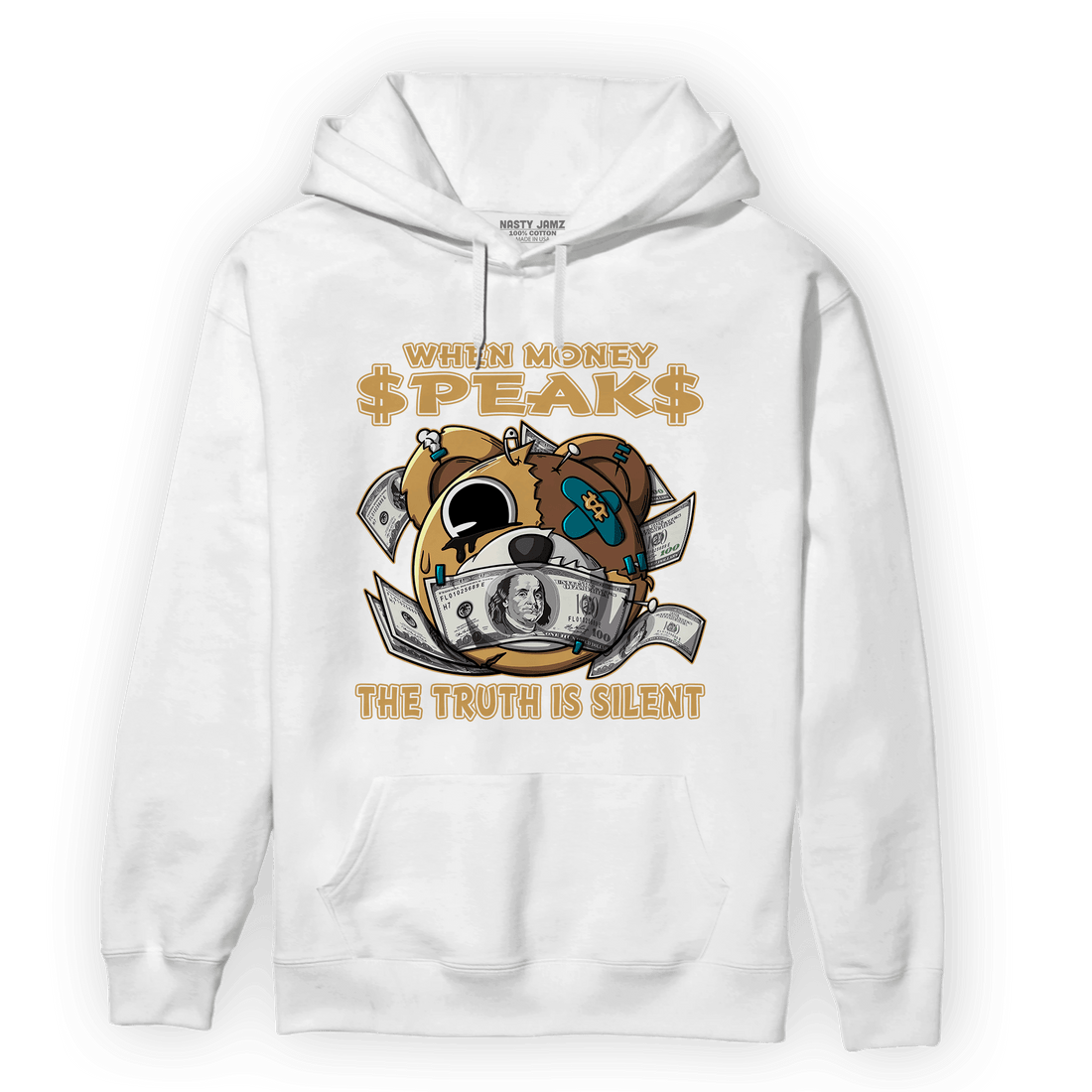 Cacao Wow 4s Hoodie Match When Money Speaks Ber - NastyJamz