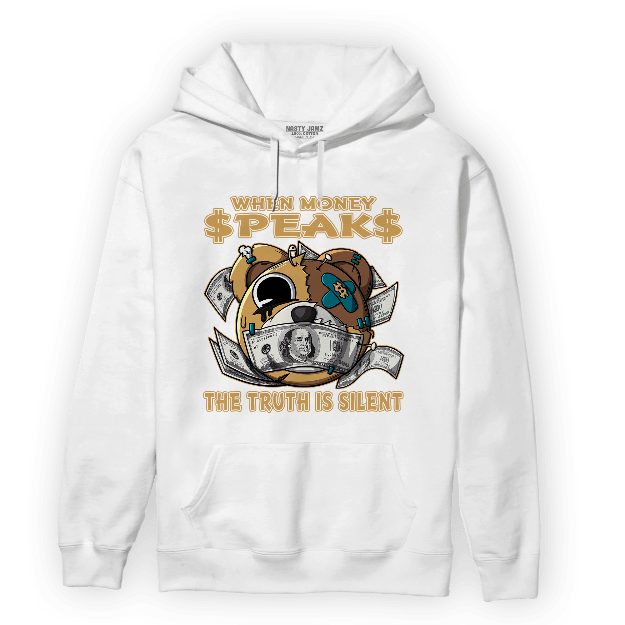 Cacao Wow 4s Hoodie Match When Money Speaks Ber - NastyJamz
