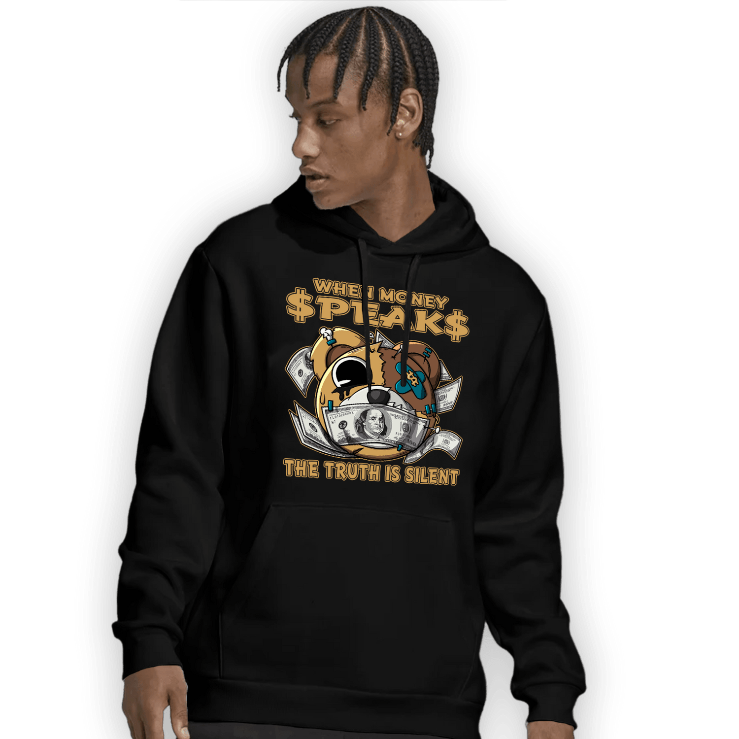 Cacao Wow 4s Hoodie Match When Money Speaks Ber - NastyJamz