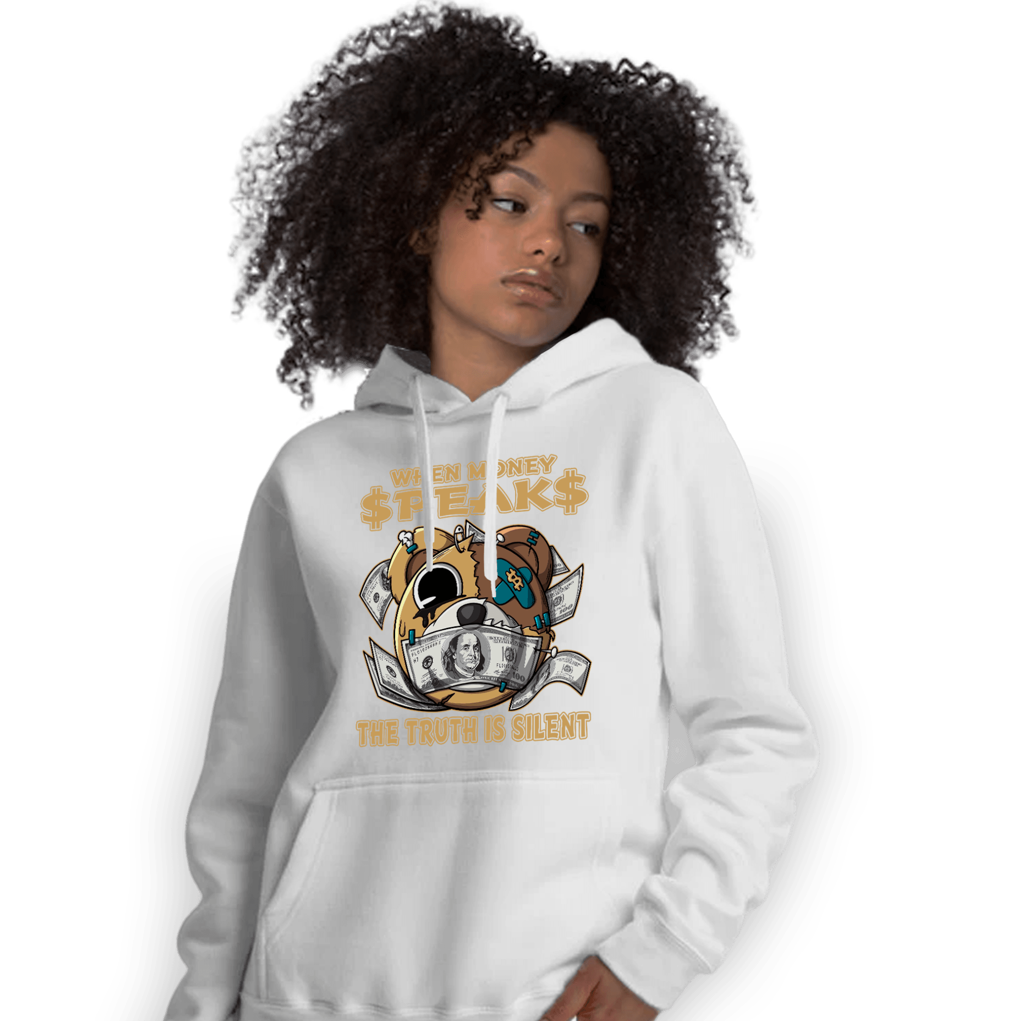 Cacao Wow 4s Hoodie Match When Money Speaks Ber - NastyJamz