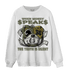 SE Craft Medium Olive 4s Sweatshirt Match When Money Speaks Ber - NastyJamz