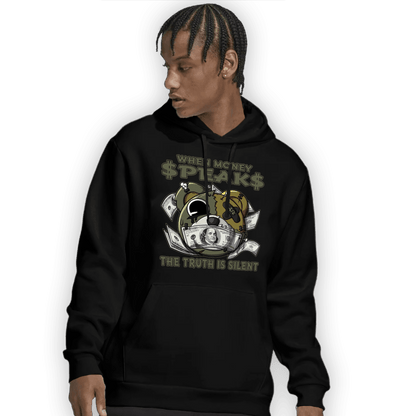 SE Craft Medium Olive 4s Hoodie Match When Money Speaks Ber - NastyJamz
