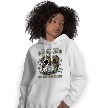 SE Craft Medium Olive 4s Hoodie Match When Money Speaks Ber - NastyJamz