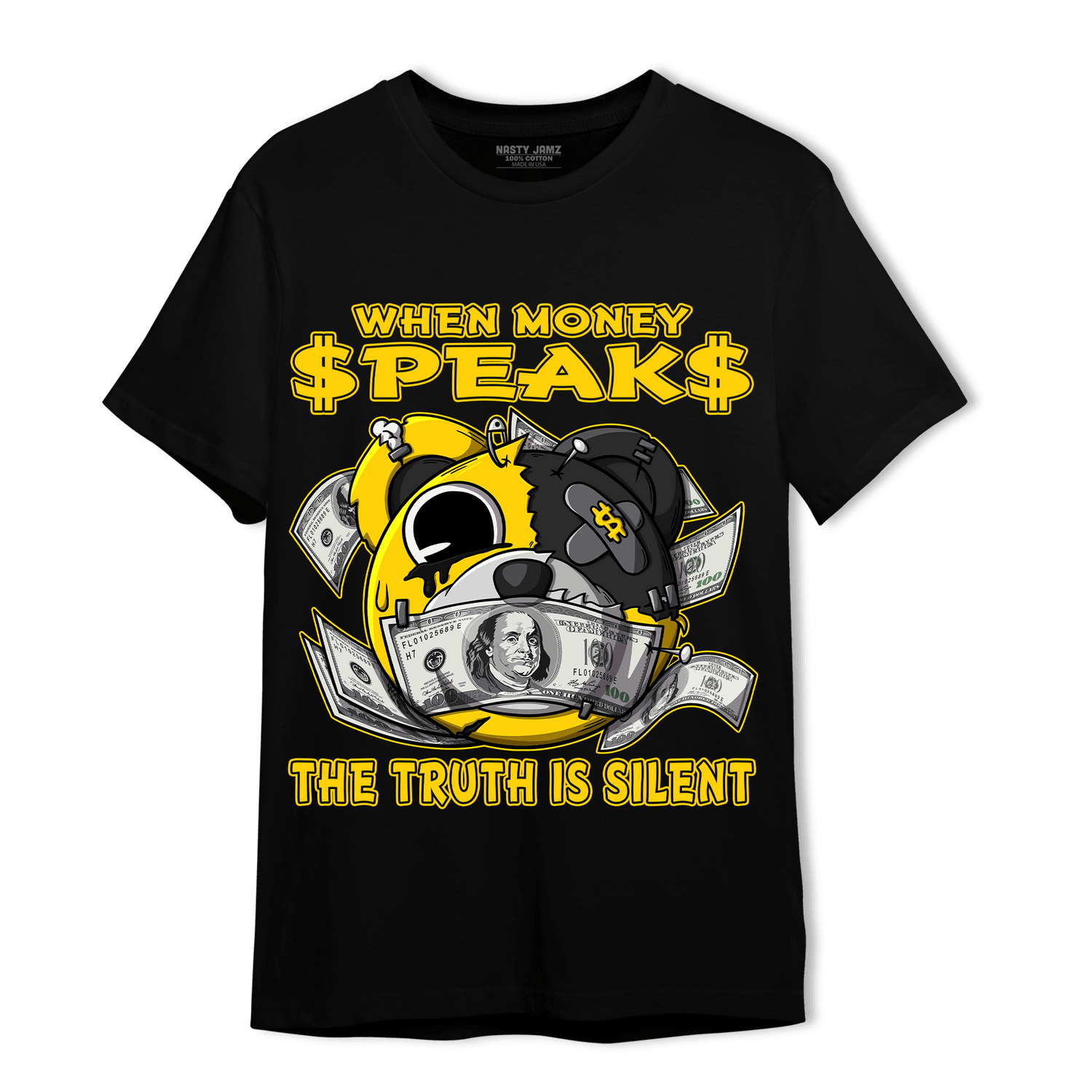 Thunder 4s T Shirt Match When Money Speaks Ber - NastyJamz