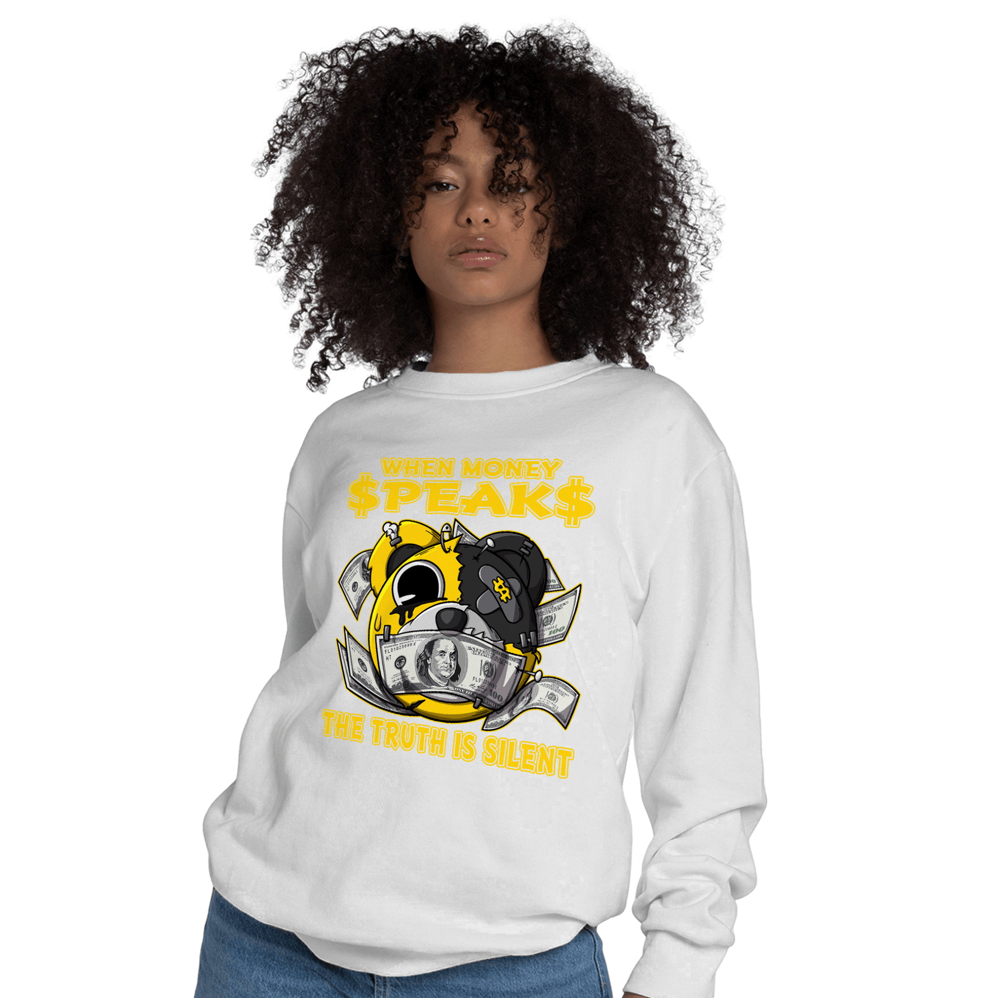 Thunder 4s Sweatshirt Match When Money Speaks Ber - NastyJamz