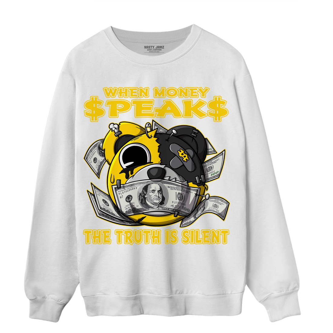 Thunder 4s Sweatshirt Match When Money Speaks Ber - NastyJamz