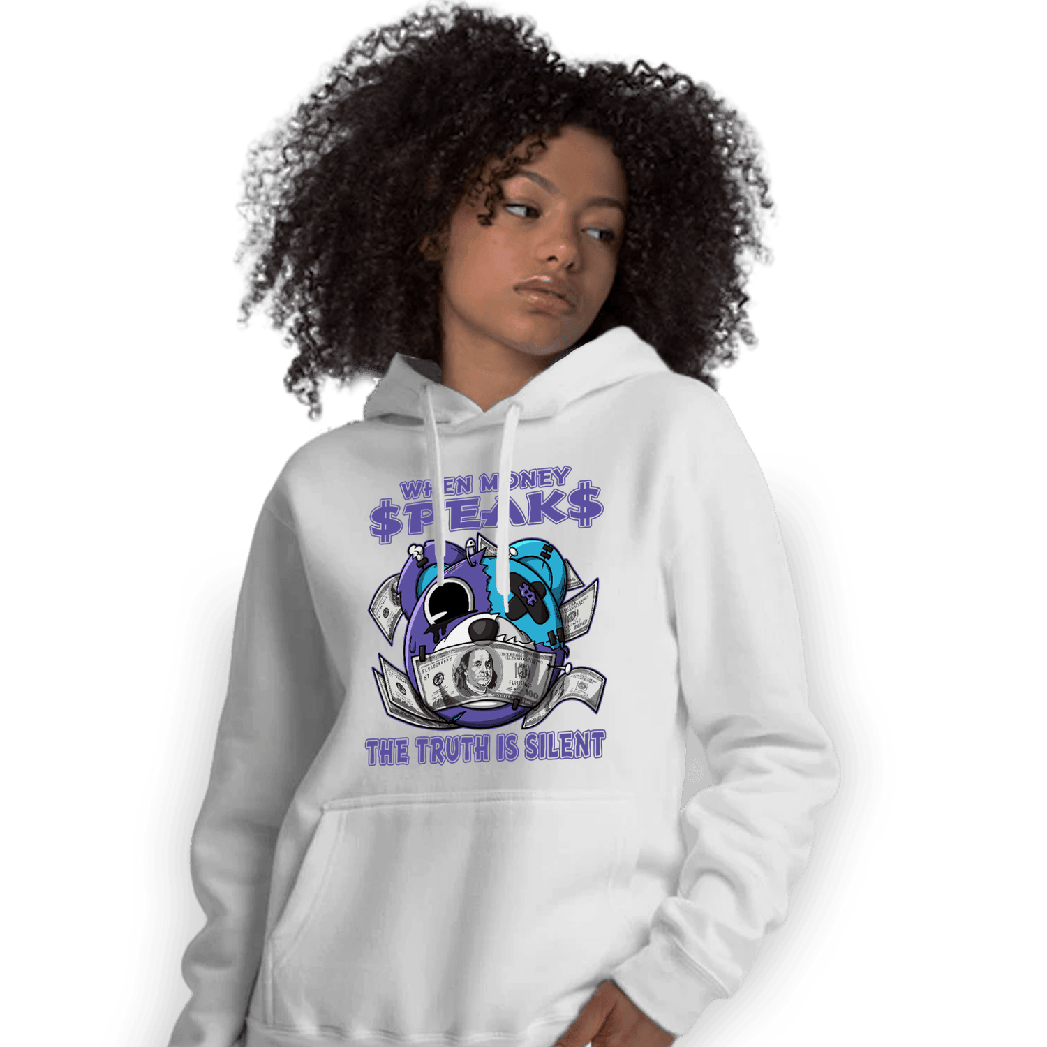 Aqua 6s Hoodie Match When Money Speaks Ber - NastyJamz