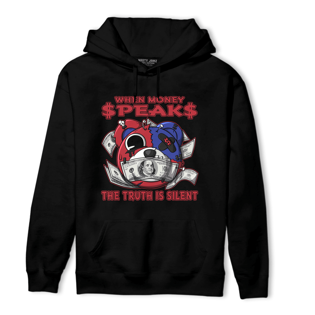 Playoffs 8s Hoodie Match When Money Speaks Ber - NastyJamz