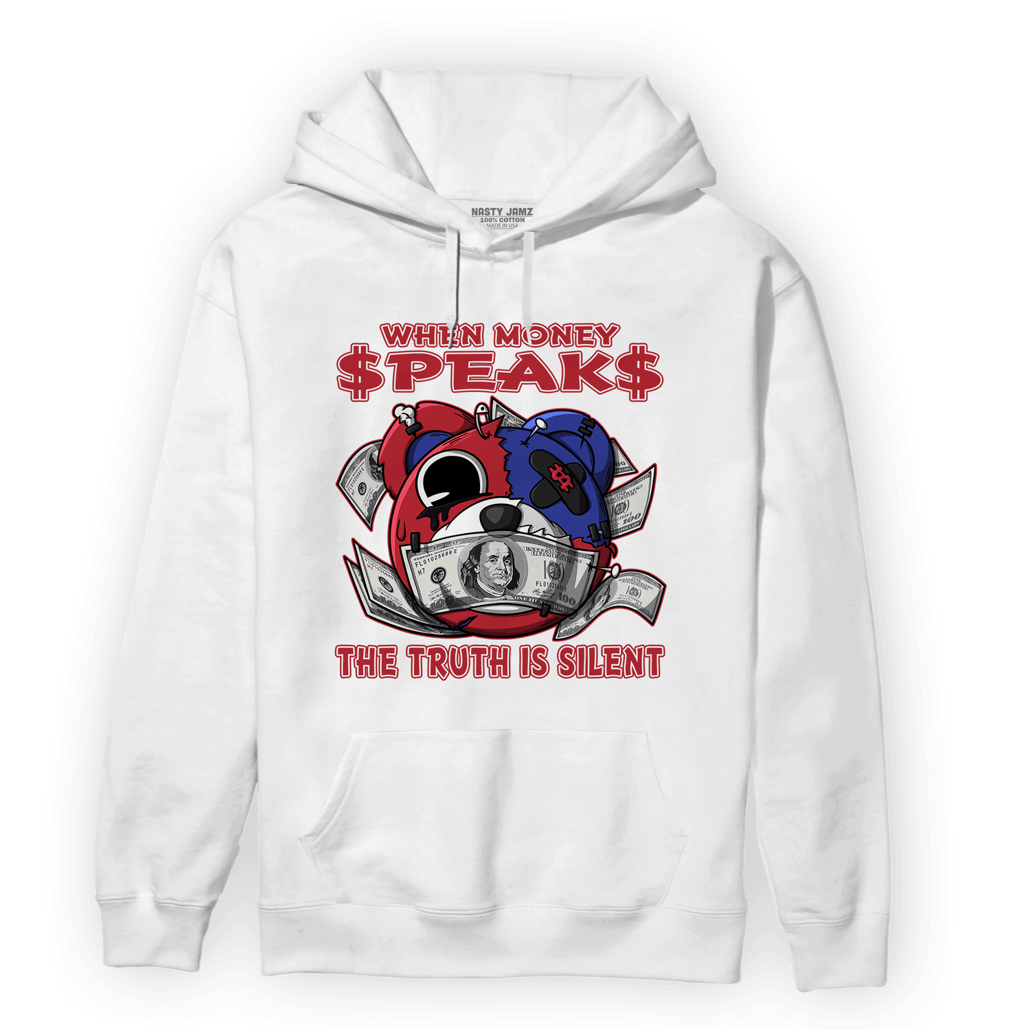 Playoffs 8s Hoodie Match When Money Speaks Ber - NastyJamz