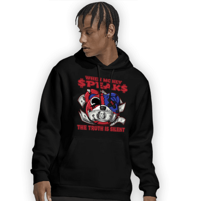 Playoffs 8s Hoodie Match When Money Speaks Ber - NastyJamz