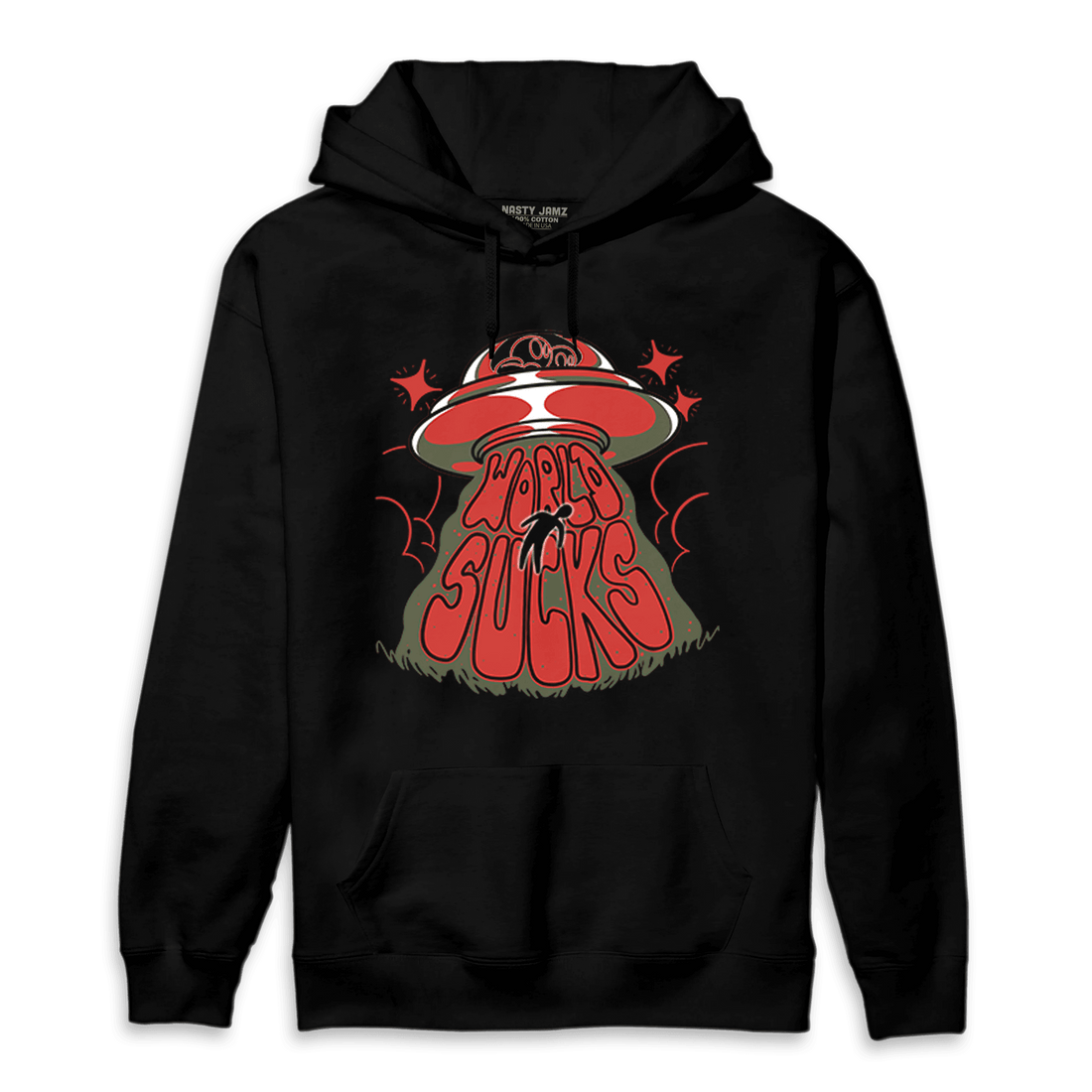 Dunk Low Mystic Red Hoodie Match World Sucks - NastyJamz