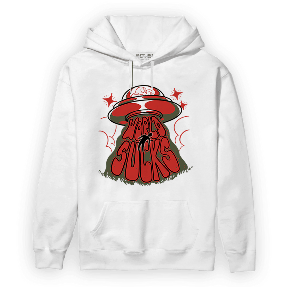 Dunk Low Mystic Red Hoodie Match World Sucks - NastyJamz