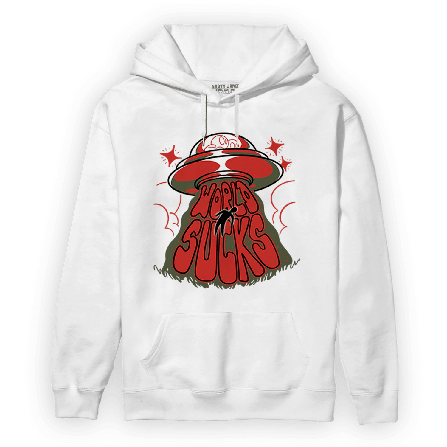 Dunk Low Mystic Red Hoodie Match World Sucks - NastyJamz
