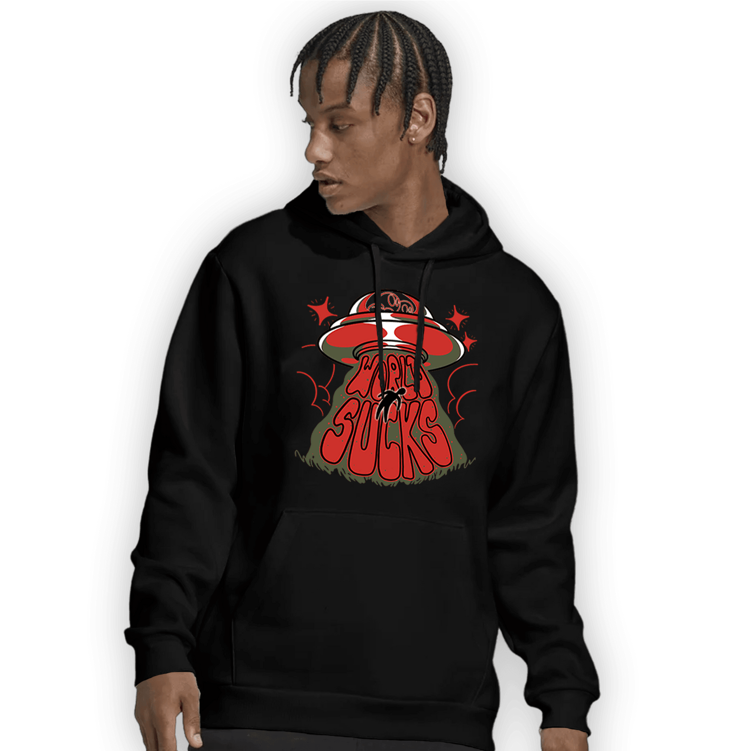Dunk Low Mystic Red Hoodie Match World Sucks - NastyJamz