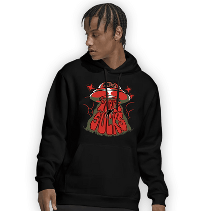 Dunk Low Mystic Red Hoodie Match World Sucks - NastyJamz