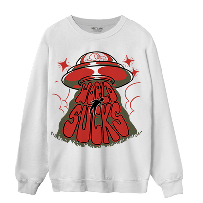 Dunk Low Mystic Red Sweatshirt Match World Sucks - NastyJamz