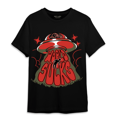Dunk Low Mystic Red T Shirt Match World Sucks - NastyJamz