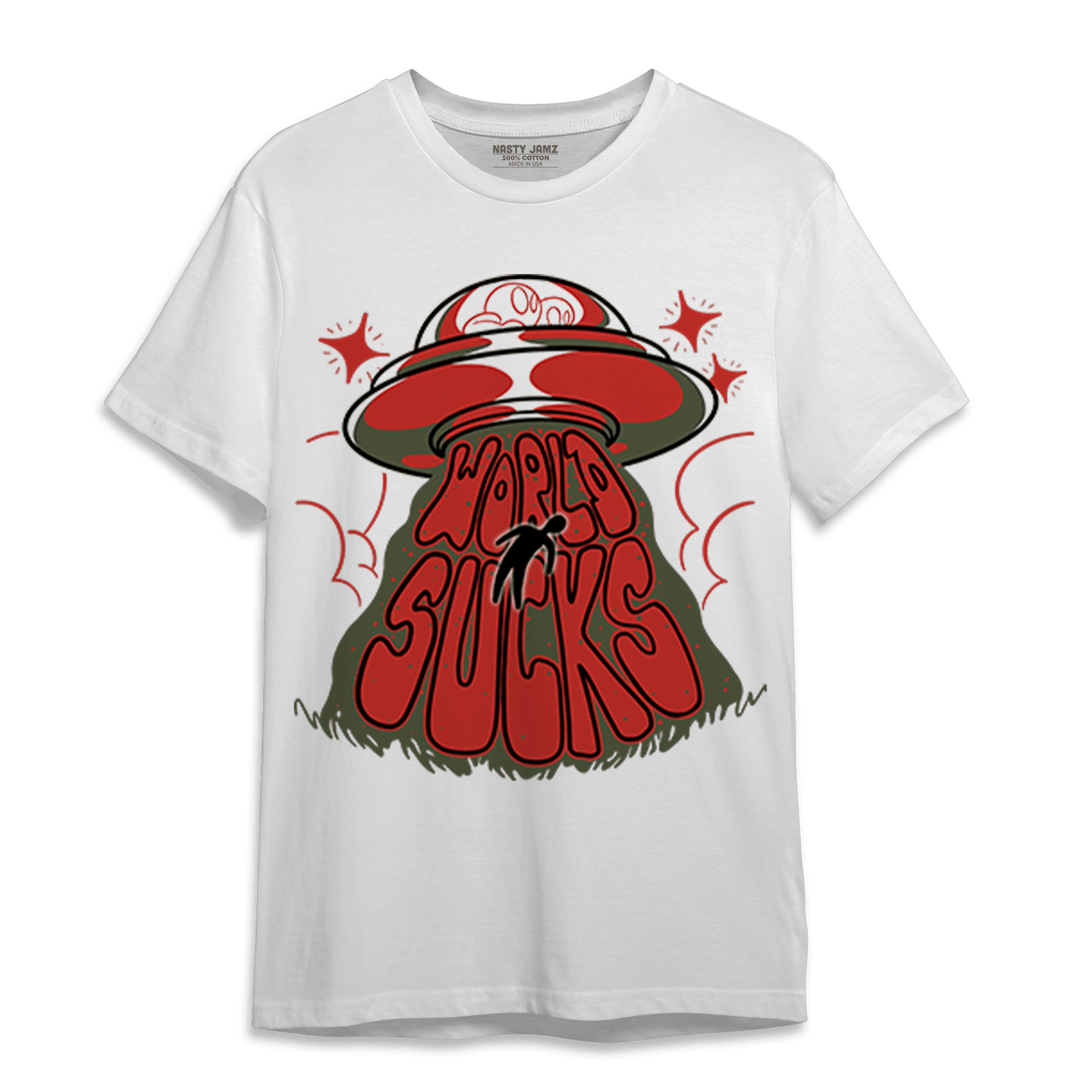 Dunk Low Mystic Red T Shirt Match World Sucks - NastyJamz