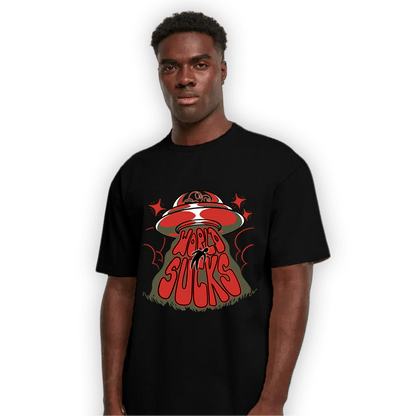 Dunk Low Mystic Red T Shirt Match World Sucks - NastyJamz