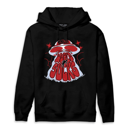 Cherry 11s Hoodie Match World Sucks - NastyJamz