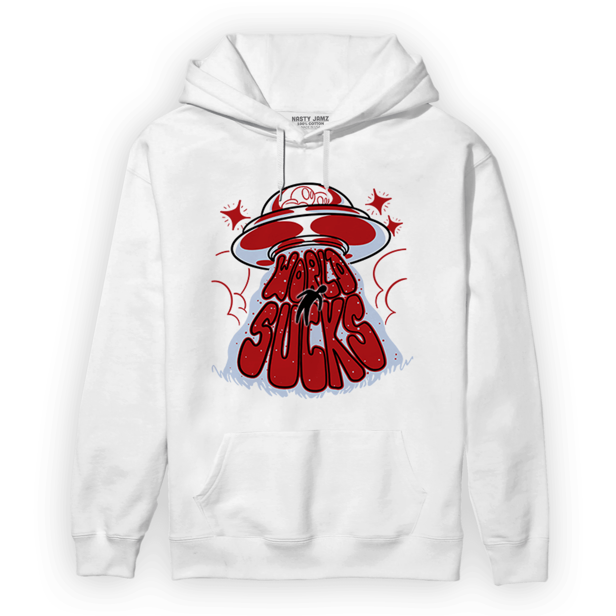 Cherry 11s Hoodie Match World Sucks - NastyJamz