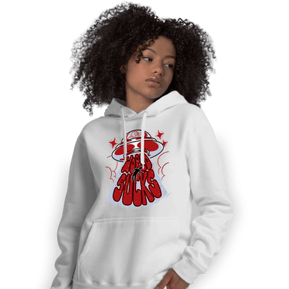 Cherry 11s Hoodie Match World Sucks - NastyJamz