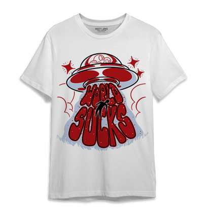 Cherry 11s T Shirt Match World Sucks - NastyJamz