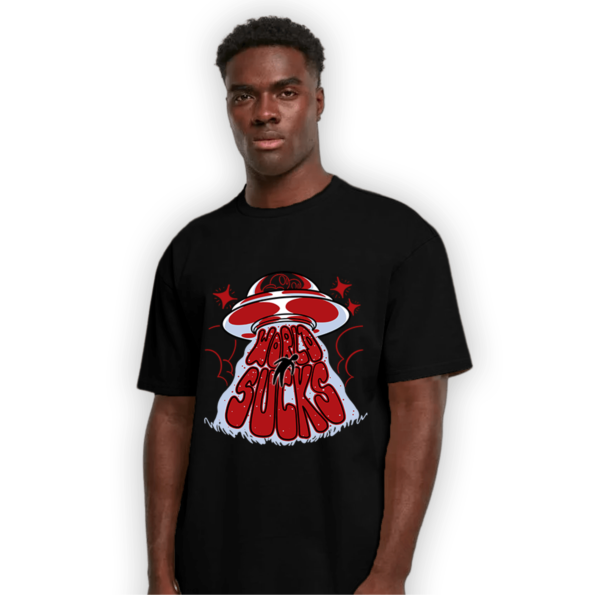 Cherry 11s T Shirt Match World Sucks - NastyJamz