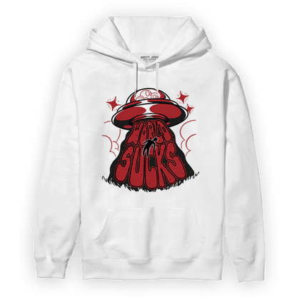 Cherry 12s Hoodie Match World Sucks - NastyJamz