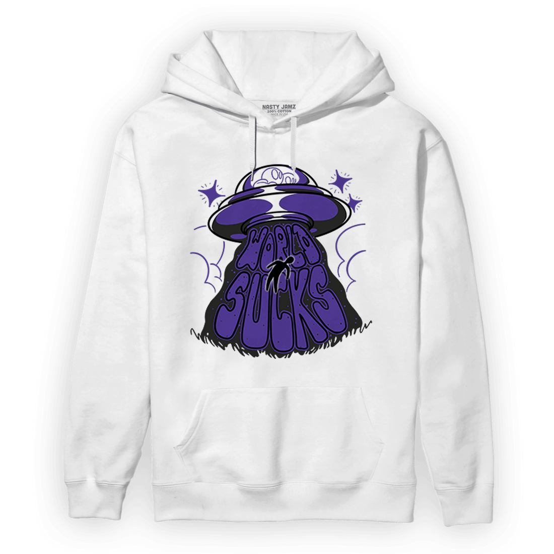 Field Purple 12s Hoodie Match World Sucks - NastyJamz