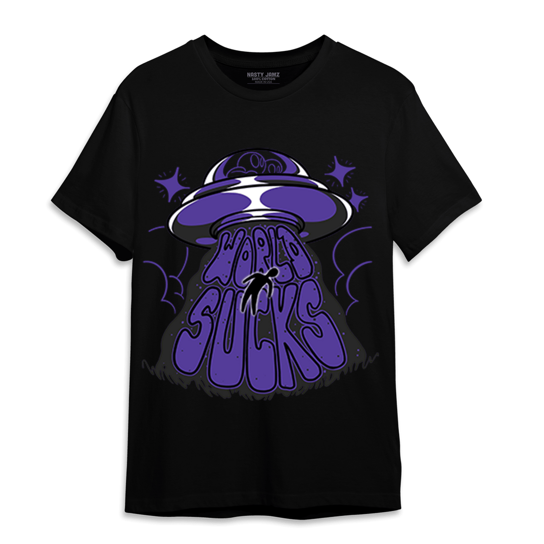 Field Purple 12s T Shirt Match World Sucks - NastyJamz