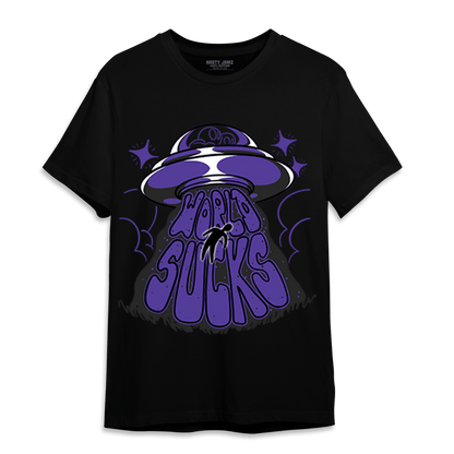 Field Purple 12s T Shirt Match World Sucks - NastyJamz