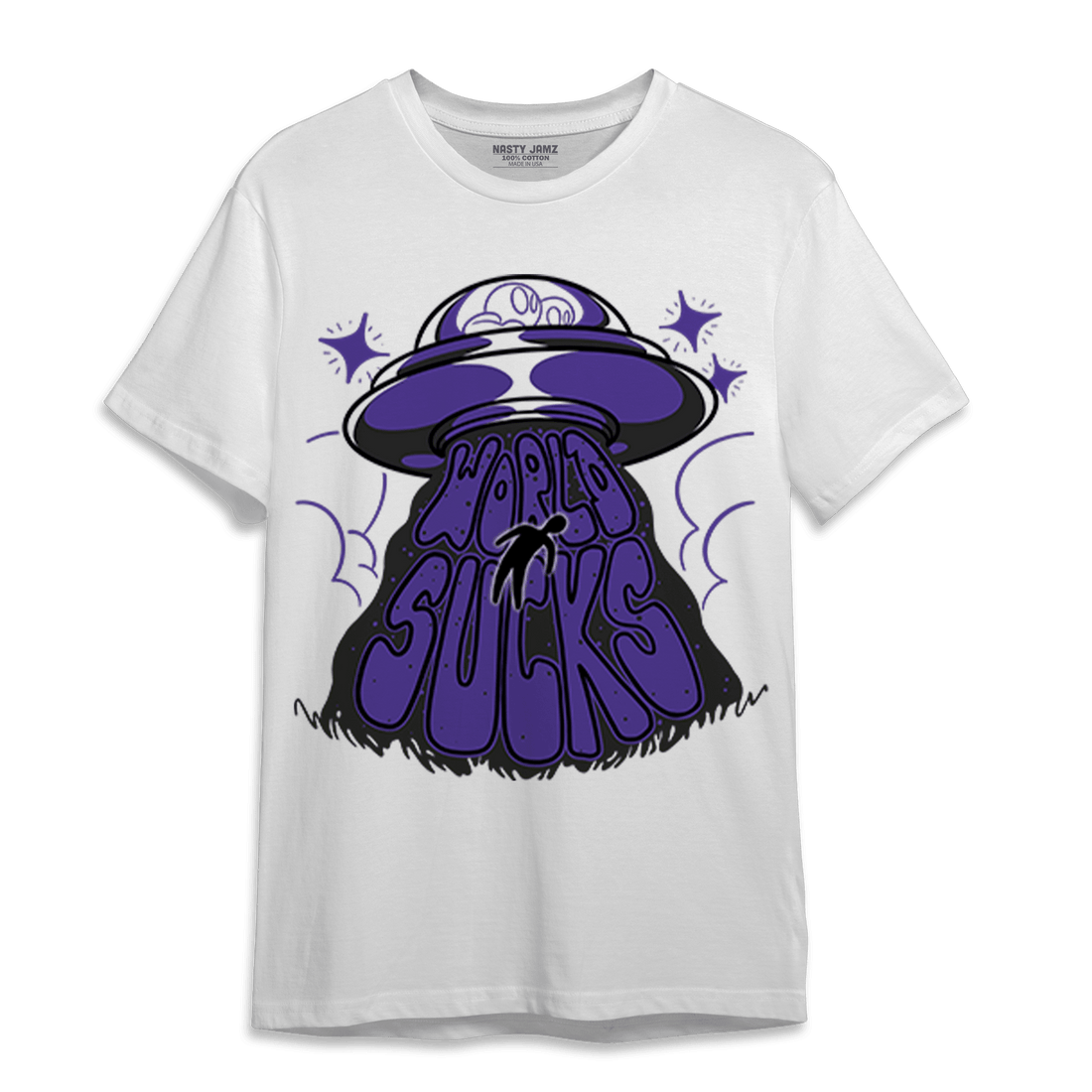 Field Purple 12s T Shirt Match World Sucks - NastyJamz