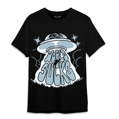 Blue Grey 13s T Shirt Match World Sucks - NastyJamz