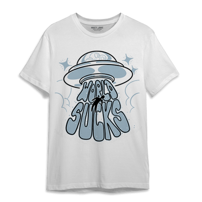 Blue Grey 13s T Shirt Match World Sucks - NastyJamz