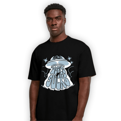 Blue Grey 13s T Shirt Match World Sucks - NastyJamz