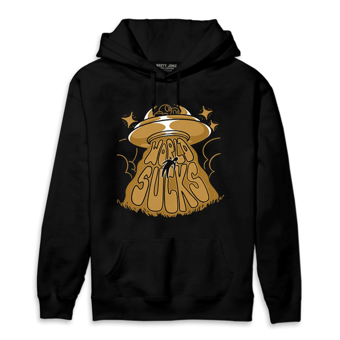 Wheat 13s Hoodie Match World Sucks - NastyJamz