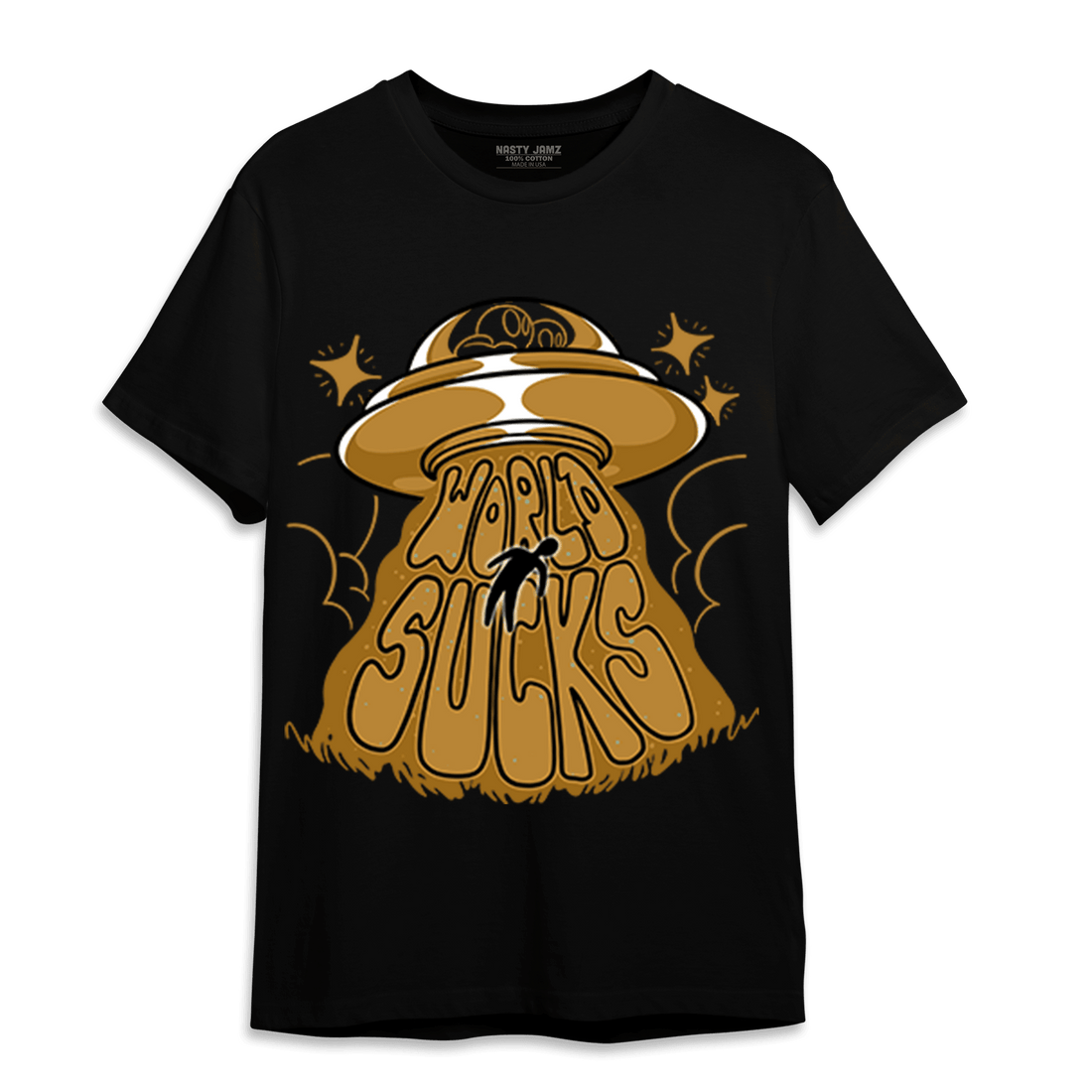 Wheat 13s T Shirt Match World Sucks - NastyJamz